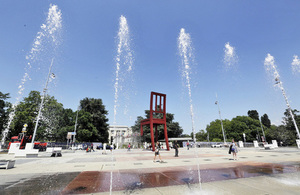 The Universal Periodic Review takes place at the Palais des Nations in Geneva