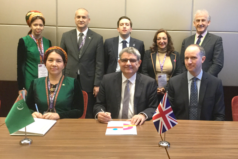 The Turkmen Government Signs An Agreement With Cambridge University Gov Uk