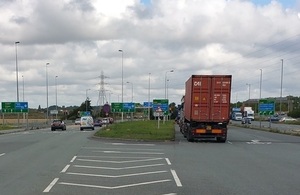 Image of traffic at Switch Island