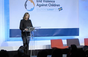 Penny Mordaunt at End Violence Solutions Summit