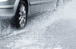 A shocking two-thirds of drivers would gamble with their safety by driving through floodwater