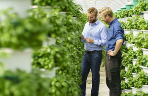 Saturn Bioponics' Alex Fisher and Arnoud Witteveen.