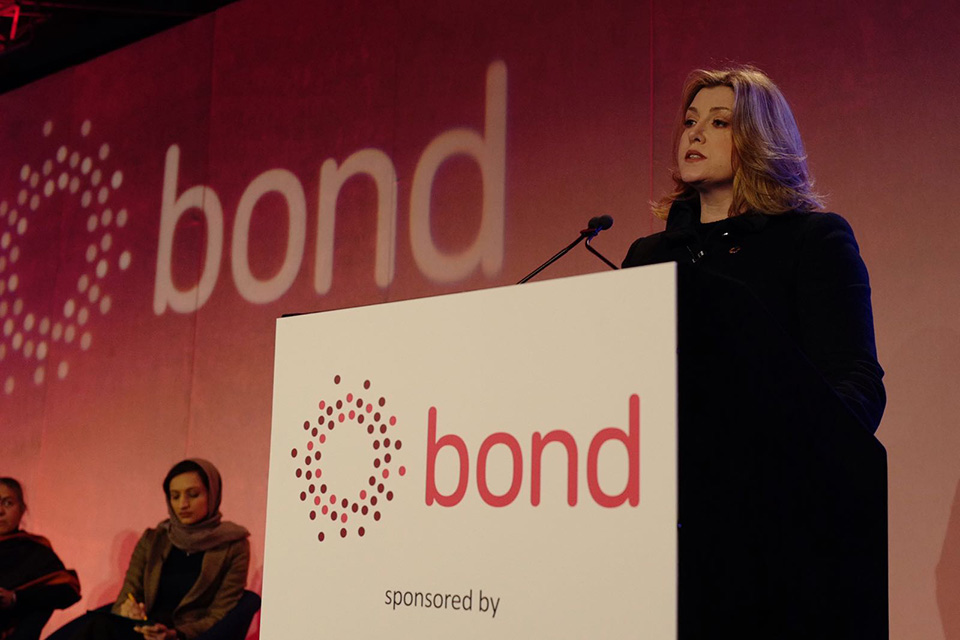 Penny Mordaunt Bond conference