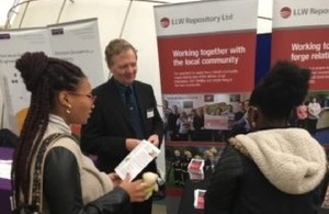 LLWR stand at the careers fair