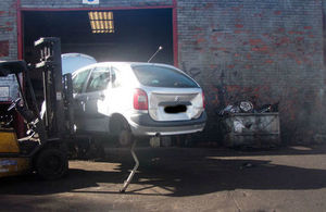Grieveson was fined £7,260 for operating an illegal scrapyard