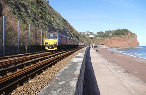 Image of Dawlish railway.