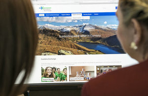 The Cumbria Exchange website works on a simple ‘offers and needs’ basis.