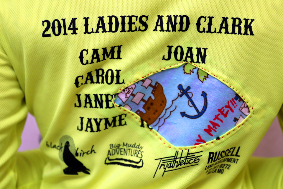 Patched jacket, Two Itinerant Quilters