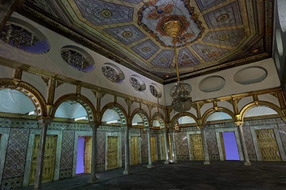 3D mapping of the Ksar Said palace © The Virtual Experience Company
