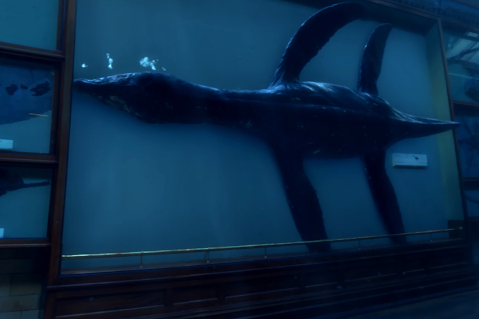 Natural History Museum’s virtual reality colossal Rhomaleosaurus