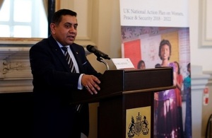 Lord Ahmad delivers the National Action Plan speech in Istanbul, Turkey
