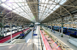 Image of the view at Manchester Piccadilly station.