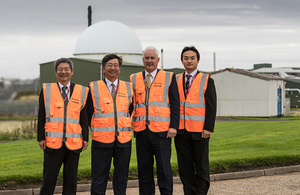 Dounreay visit from Japanese Ambassador