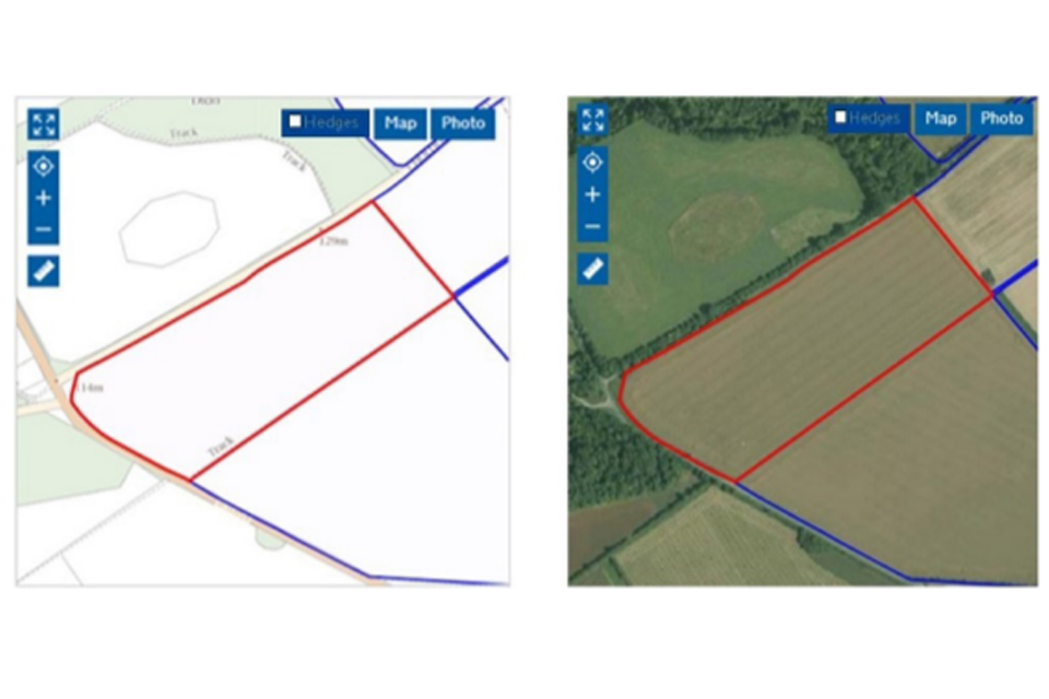Map and photo match