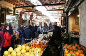 Ambassador Shorter tours Souks of Tripoli