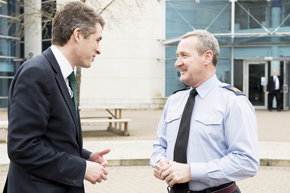 Daz recently met the Defence Secretary Gavin Williamson