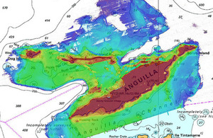 Bathymetric data of Anguilla