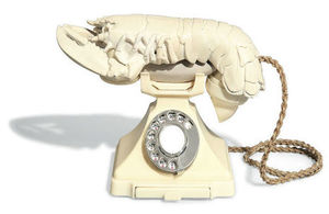 Lobster Telephone (White Aphrodisiac), by Salvador Dalí and Edward James.