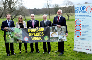 Ministers launch invasive species week in Dublin at the British Irish Council on Friday 23 March