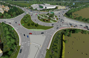 image showing A45/A6 Chowns Mill upgrade