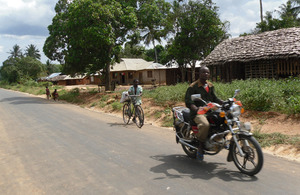 A section of the road upgraded by AFCAP in Tanzania. Picture: AFCAP/Crown Agents
