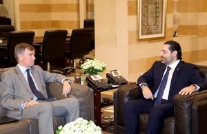 PM Saad Hariri meets Bristish Ambassador