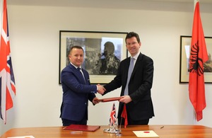 UK and Albanian Ministers sign Prisoner Transfer Agreement