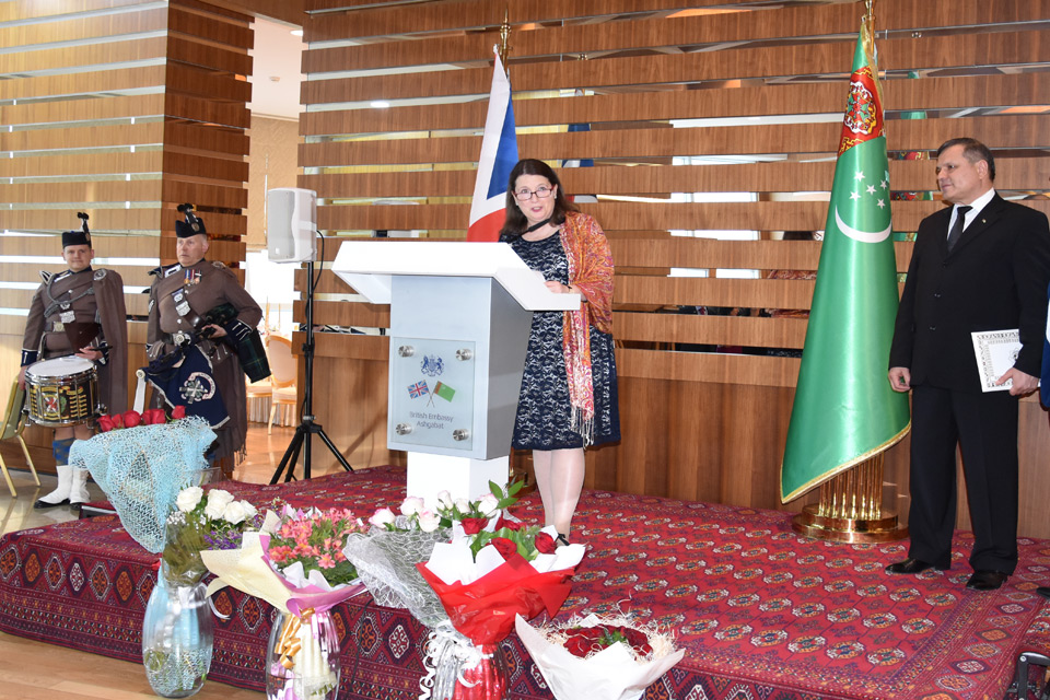 HM Queen's Birthday celebration in Ashgabat