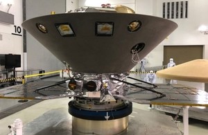 InSight undergoes final preparations at the Vandenberg Air Force Base in Central California, ahead of its launch