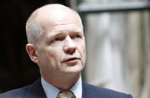 Foreign Secretary, William Hague