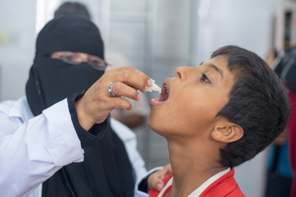 UK aid helps vaccinate over 450,000 people to prevent the spread of