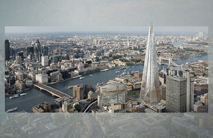 London Bridge aerial image