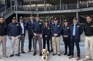 Members of the Consular Section visited the Chilean Investigations Police Headquarters during the Annual Conference of Honorary Consuls.