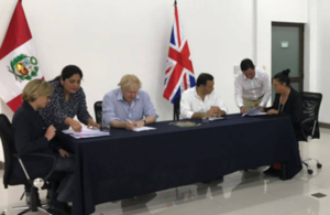 During Boris Johnson's visit to Peru, the British Ambassador to Peru and the President of CONCYTEC, signed a Memorandum of Understanding that sets out Peru’s participation in the Newton Fund Latin American Biodiversity Programme.
