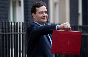 Chancellor George Osborne ahead of the 2013 Budget.