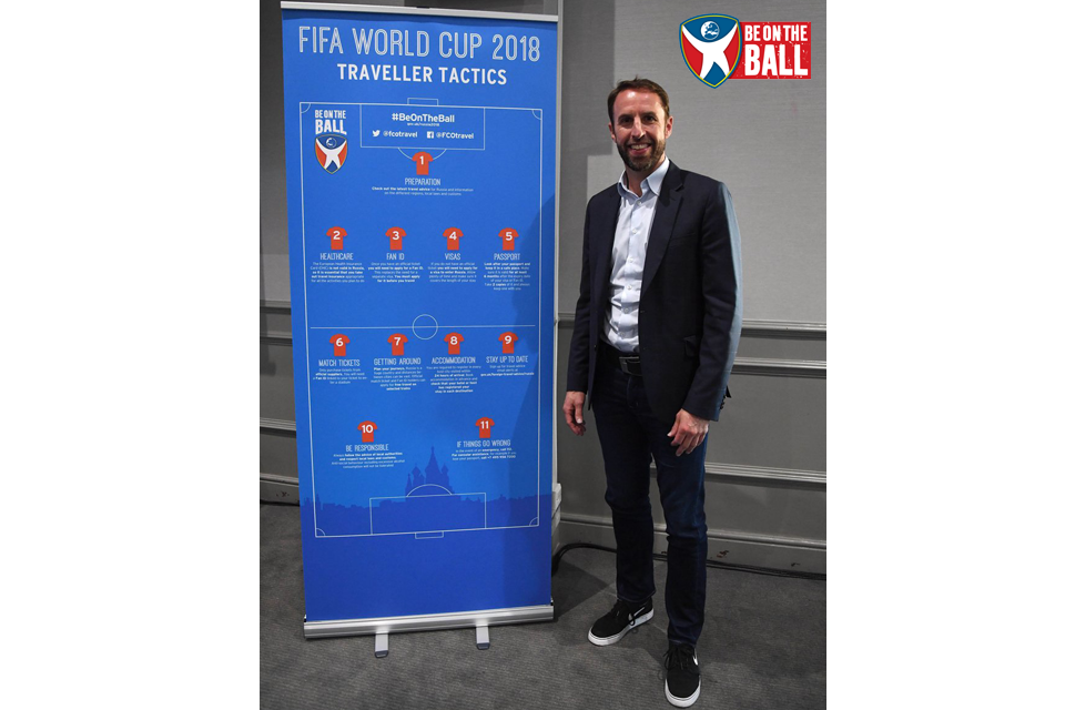 Be on the Ball Logo Gareth Southgate