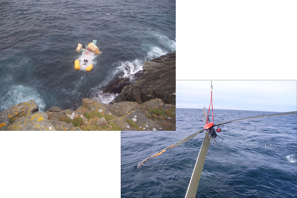 Pictures from G-WNSB abd G-REDL accidents