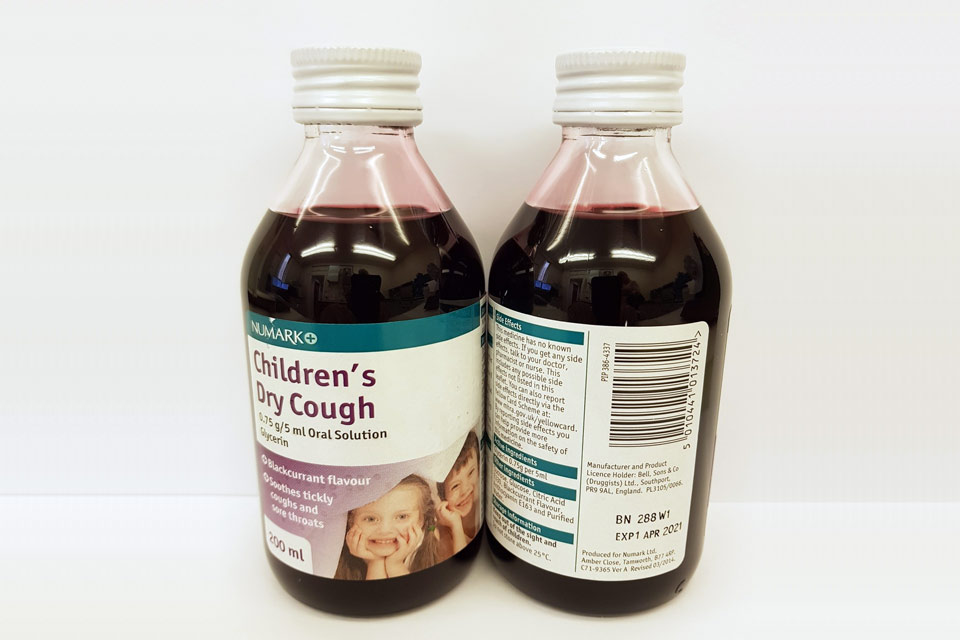 Numark cough syrup