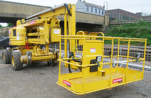 The mobile elevating working platform involved in the incident