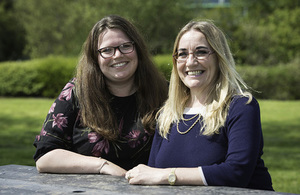 Eleanor and Georgina Billson are engineers at the Sellafield site