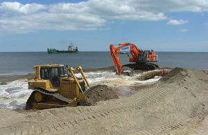 Work on the Environment Agency's £7m Lincolnshire beach management scheme has finished for this year