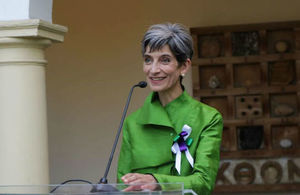 HMA Kate Smith celebrating the Queen´s Birthday Party