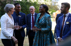 PM at Queen's Young Leaders reception
