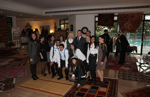 Charity fundraiser at British Ambassador's residence