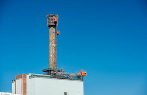 Sellafield’s biggest chimney chopped down to size
