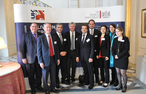 The UKTI Paris team worked closely with EDF Energy and AREVA to organise a UK nuclear new build supplier day in the Ambassador’s Residence in Paris.