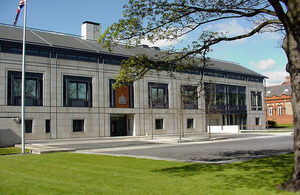 The British Embassy in Dublin