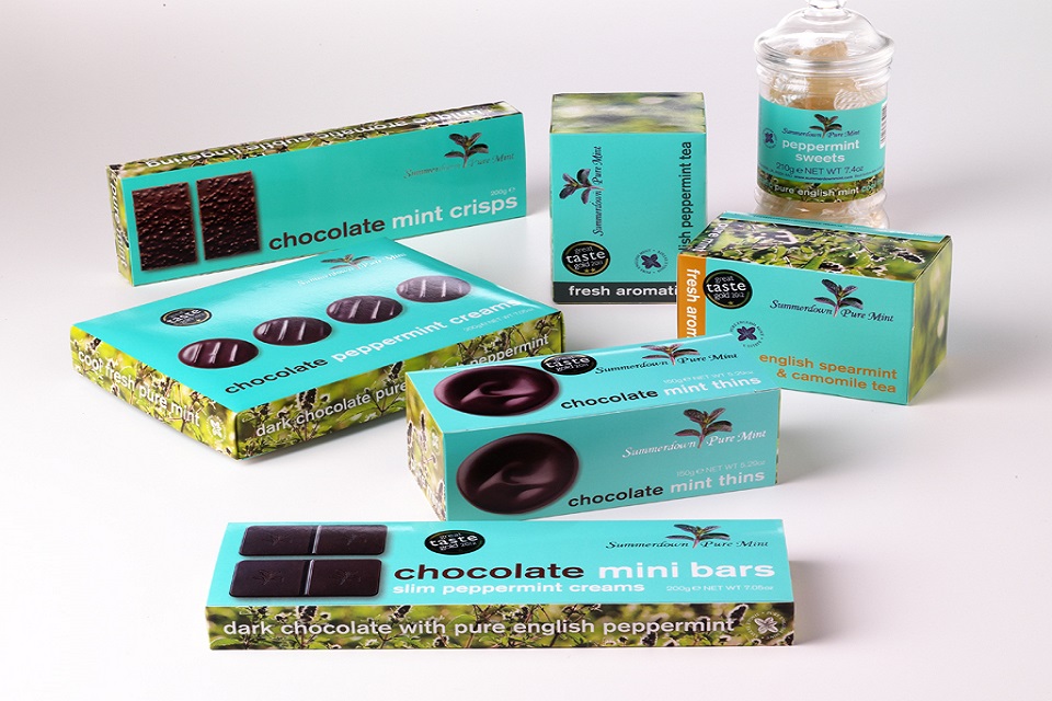 Picture of the Cocoda chocolate and confectionary range.