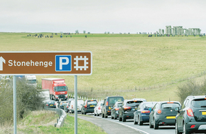 Traffic at Stonehenge
