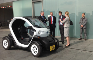 Mr Michael Fallon visits Nissan HQ